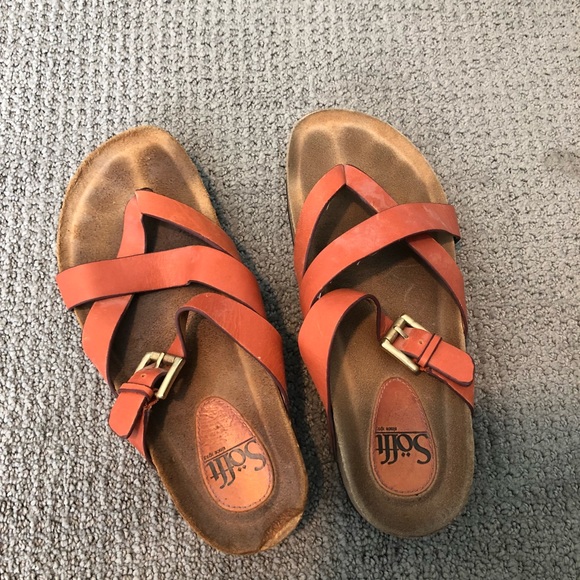 Sofft Leather Sandals - Picture 2 of 6